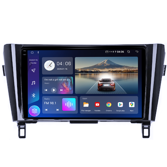 Navigatie dedicata Nissan X-Trail, Qashqai 2013-2018, 12GB RAM 256GB ROM, Android 14, Rezolutie 2K, Display QLED, 9", DSP, Carplay, Android Auto, Internet, Youtube, Waze, Wi Fi, USB [2]