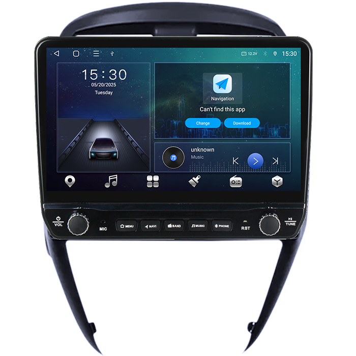 Navigatie dedicata Nissan Versa 2014-2020 Tesla cu butoane rotative model 2024, 4GB RAM 64GB ROM, Procesor Quadcore, Android 14, Display QLED 10", DSP, Carplay&Android Auto [7]