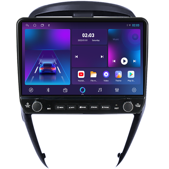 Navigatie dedicata Nissan Versa 2014-2020 Tesla cu butoane rotative model 2024, 4GB RAM 64GB ROM, Procesor Quadcore, Android 14, Display QLED 10", DSP, Carplay&Android Auto [6]