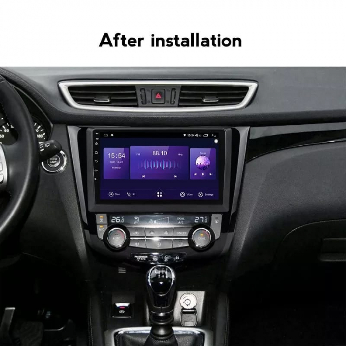 (Resigilata) Navigatie dedicata Nissan Qashqai X-trail 2013+, 2GB RAM 32GB ROM, Quad Core, Display 9" IPS Full HD, Carplay, Android 13, Bluetooth, Magazin Play, Suport camere AHD [4]