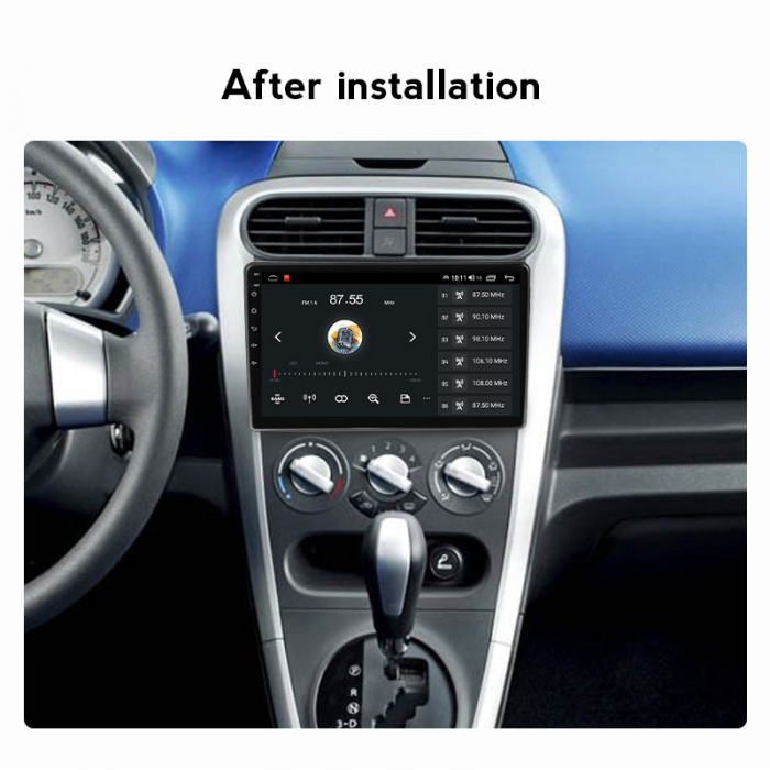 Navigatie dedicata Opel Agila 2007-2014/Suzuki Splash, 4 GB RAM 32 ROM, Android 13, Display QLED, 9", DSP, Carplay, Android Auto, Internet, Youtube , Waze , WI-FI , USB , Bluetooth [6]