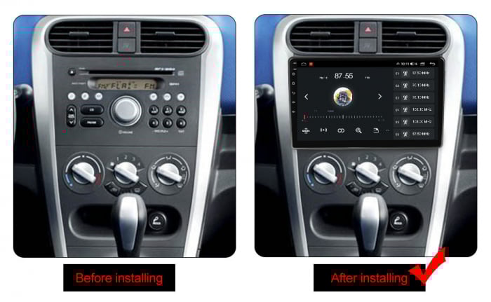 Navigatie dedicata Opel Agila 2007-2014/Suzuki Splash, 4 GB RAM 32 ROM, Android 13, Display QLED, 9", DSP, Carplay, Android Auto, Internet, Youtube , Waze , WI-FI , USB , Bluetooth [5]