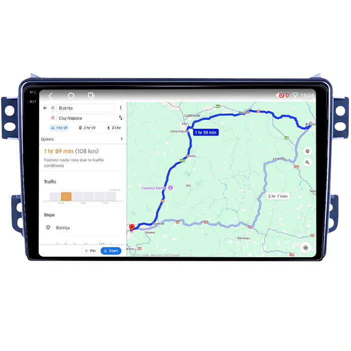Navigatie dedicata Opel Agila 2007-2014/Suzuki Splash, 4GB RAM 64GB ROM, Octacore, Android 14, Display QLED 1K 9", Carplay&Android Auto, SIM 4G, Ventilator Activ [4]