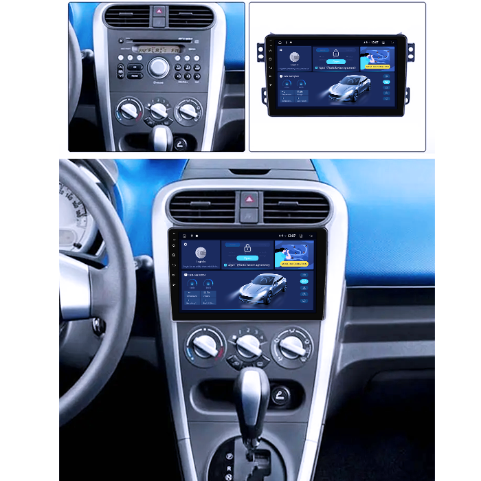 Navigatie dedicata Opel Agila 2007-2014/Suzuki Splash, 8GB RAM 128GB ROM, Octacore, Platforma TS18, Android 13, Display QLED 9”, Suporta camera 360º, DSP, Carplay&Android Auto, SIM 4G, Ventilator Acti [5]