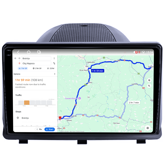 Navigatie dedicata Opel Antara 2008-2013, 4GB RAM 32GB ROM, Octacore, Android 14, Display QLED 1K 9", DSP, Carplay&Android Auto, SIM 4G, Bluetooth, Ventilator Activ [4]