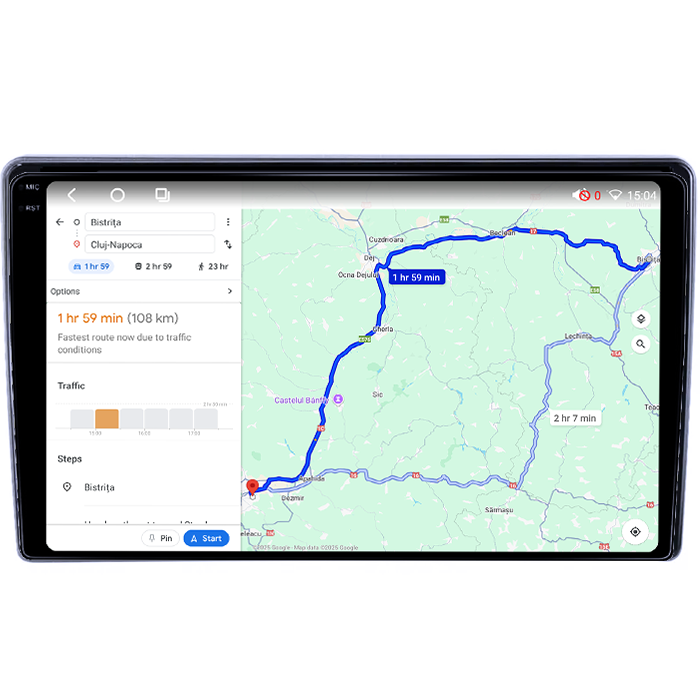 Navigatie dedicata Opel Antara 2008-2013, 4GB RAM 64GB ROM, Octacore, Android 14, Display QLED 1K 9", Carplay&Android Auto, SIM 4G, Ventilator Activ [4]