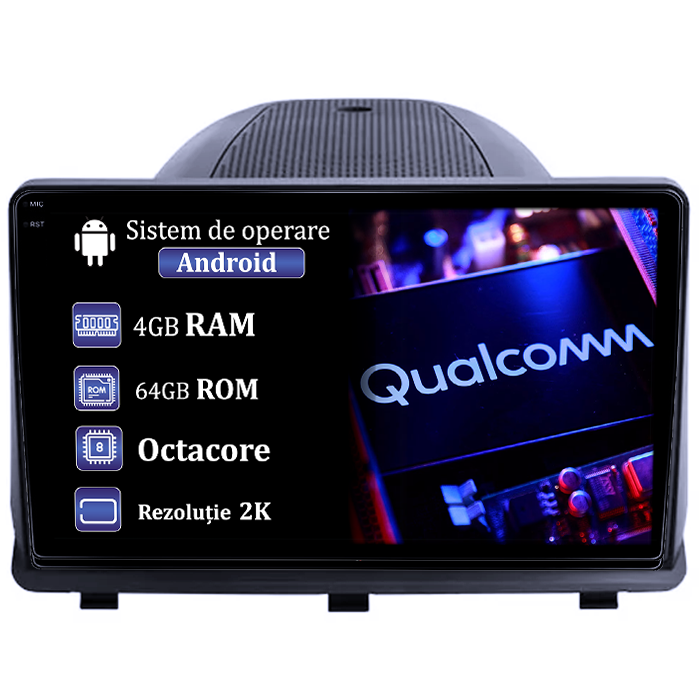 Navigatie dedicata Opel Antara 2008-2013, 4GB RAM 64GB ROM, Procesor Qualcomm Octacore, Android 14, Rezolutie 2K, Display QLED 9", DSP, Carplay&Android Auto, SIM 4G [1]