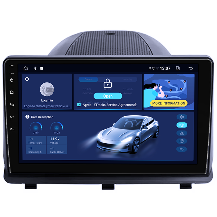 Navigatie dedicata Opel Antara 2008-2013, 8GB RAM 128GB ROM, Octacore, Platforma TS18, Android 13, Display QLED 9”, Suporta camera 360º, DSP, Carplay&Android Auto, SIM 4G, Ventilator Activ [2]