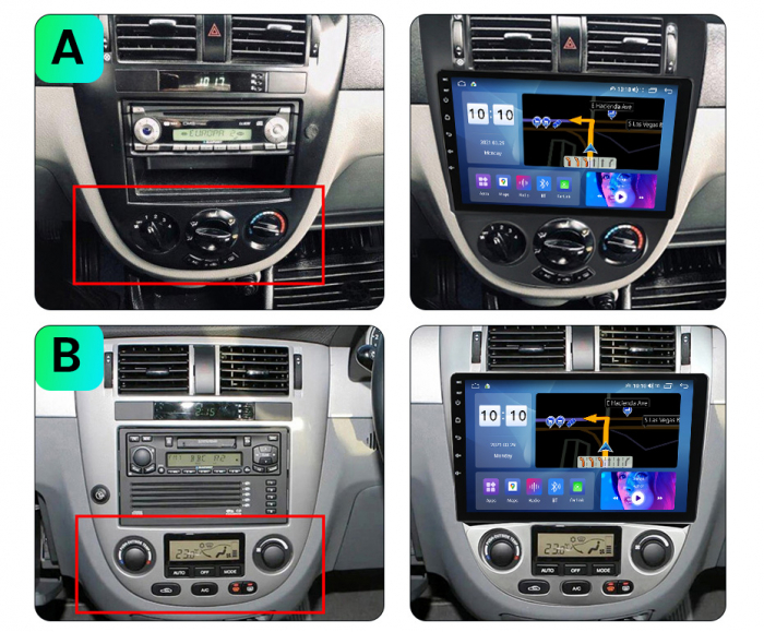 Navigatie dedicata Opel Astra 2004-2013, 4 GB RAM 32 ROM, Android 13, Display QLED, 10", DSP, Carplay, Android Auto, Internet, Youtube , Waze , WI-FI , USB , Bluetooth [9]