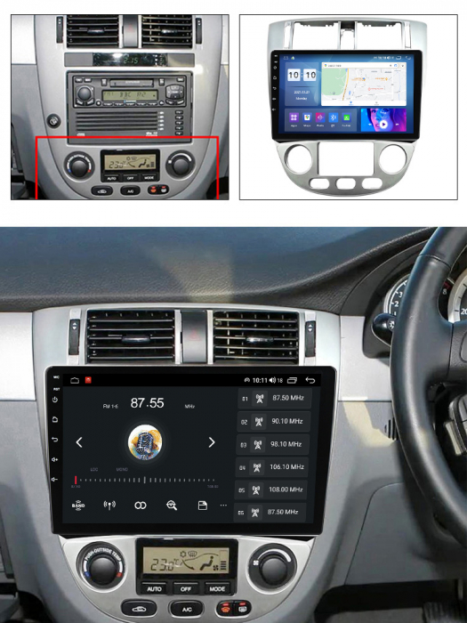 Navigatie dedicata Opel Astra 2004-2013, 4GB RAM 64GB ROM, Octacore, Android 13, Display QLED 10", DSP, Carplay, Android Auto, Internet, Youtube, Waze, WIFI, Bluetooth [6]