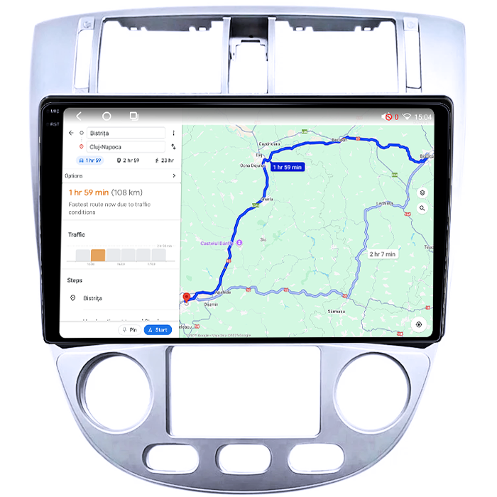 Navigatie dedicata Opel Astra 2004-2013, 4GB RAM 64GB ROM, Octacore, Android 14, Display QLED 1K 10", Carplay&Android Auto, SIM 4G, Ventilator Activ [4]