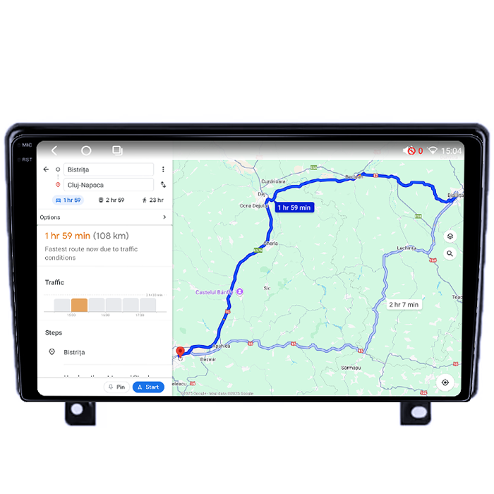 Navigatie dedicata Opel Astra H 2006 - 2014, 4GB RAM 64GB ROM, Octacore, Android 14, Display QLED 1K 9", Carplay&Android Auto, SIM 4G, Ventilator Activ [4]