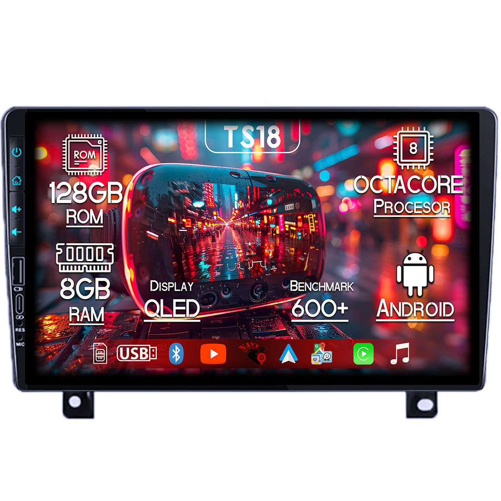 Navigatie dedicata Opel Astra H 2006-2014, USB&Butoane fizice frontale, Platforma TS18, 9 Inch, 8GB RAM 128GB ROM, Octacore, Android 14, Android Auto&Carplay [1]