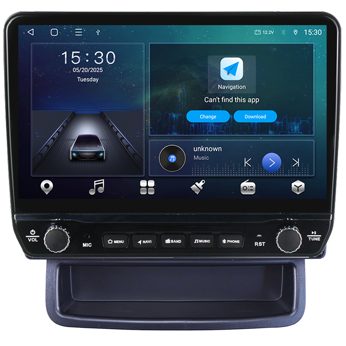 Navigatie dedicata Opel Vivaro 2002-2014 Tesla cu butoane rotative model 2024, 4GB RAM 64GB ROM, Procesor Quadcore, Android 14, Display QLED 10", DSP, Carplay&Android Auto [6]