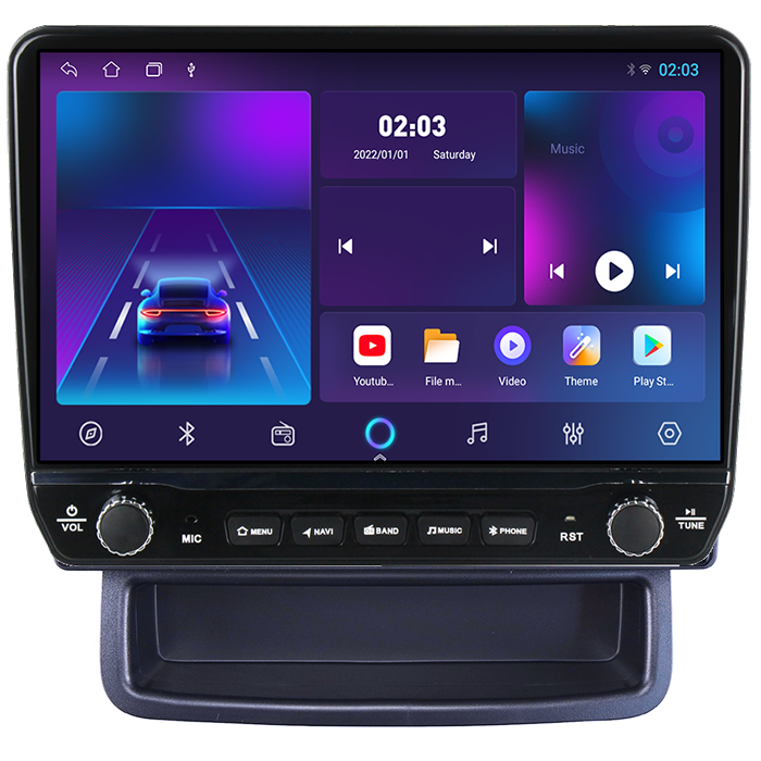 Navigatie dedicata Opel Vivaro 2002-2014 Tesla cu butoane rotative model 2024, 4GB RAM 64GB ROM, Procesor Quadcore, Android 14, Display QLED 10", DSP, Carplay&Android Auto [5]