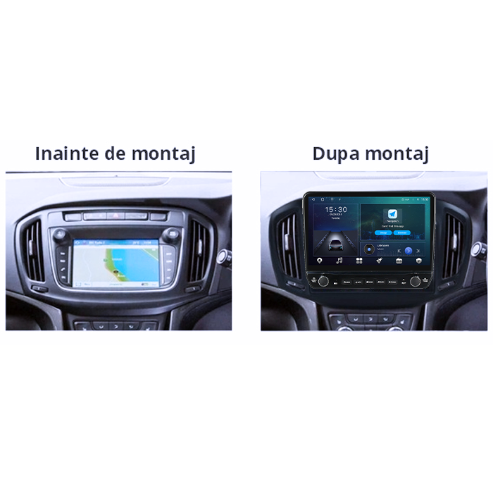 Navigatie dedicata Opel Zafira Tourer C 2011-2019 Tesla cu butoane rotative model 2024, 4GB RAM 64GB ROM, Procesor Quadcore, Android 14, Display QLED 10", DSP, Carplay&Android Auto [4]