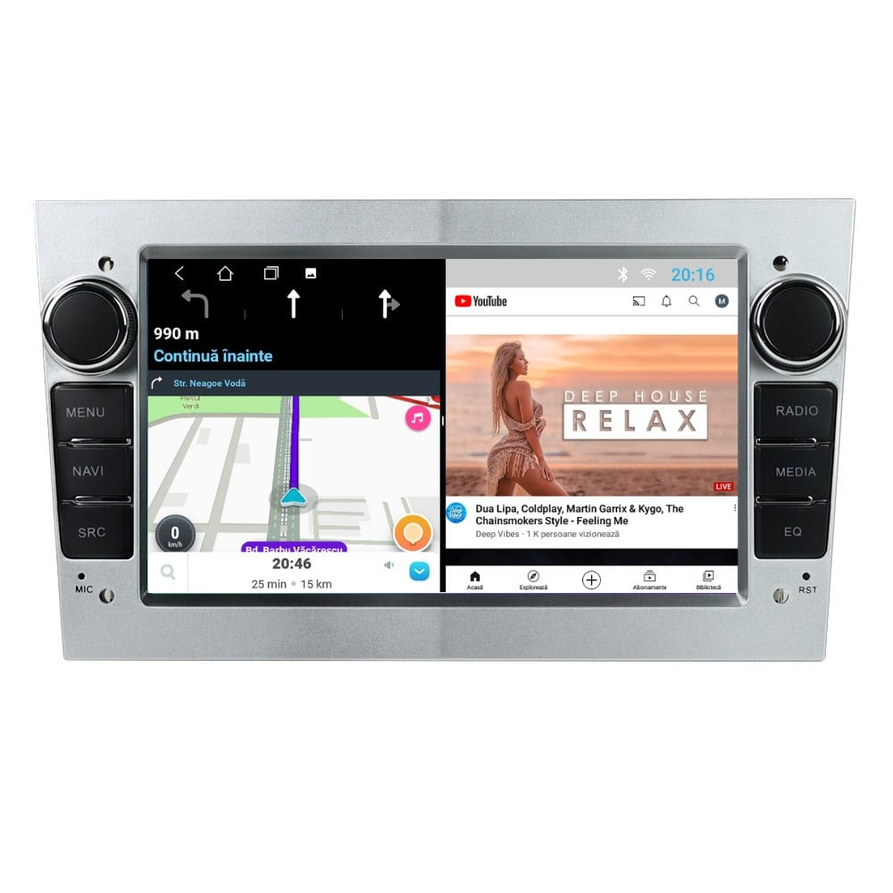 Navigatie dedicata Opel Astra H, Vectra, Corsa Antara, Zafira, Meriva, Vivara, 4GB RAM 64GB ROM, Octacore, Android 13, Display QLED 7", DSP, Carplay, Android Auto [3]