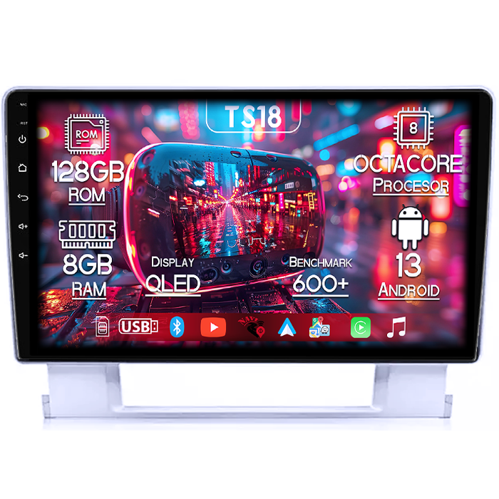 Navigatie dedicata Opel Astra J 2009-2015, 8GB RAM 128GB ROM, Octacore, Platforma TS18, Android 13, Display QLED 9”, Suporta camera 360º, DSP, Carplay&Android Auto, SIM 4G, Ventilator Activ [1]