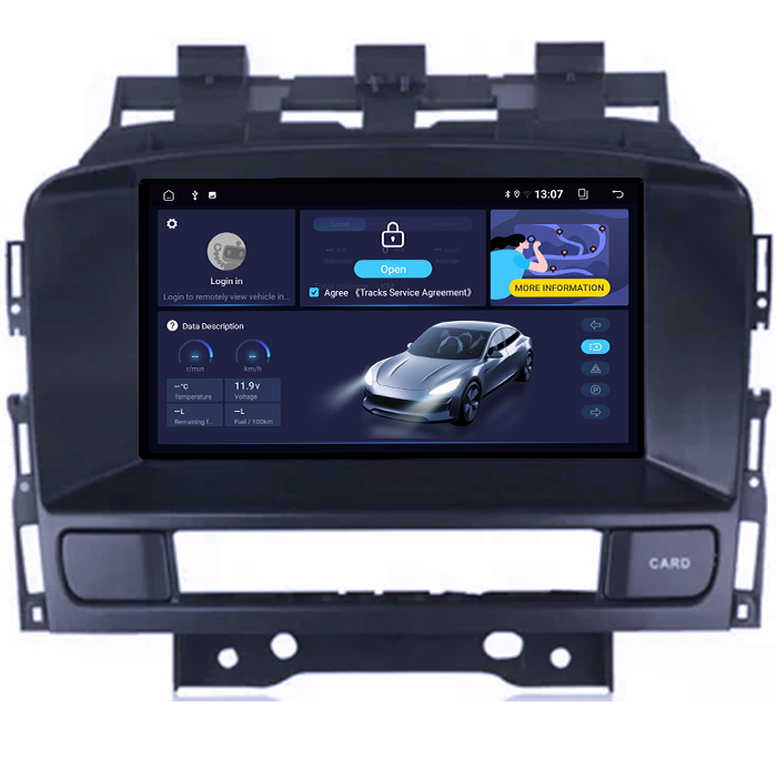 Navigatie dedicata Opel Astra J, 4GB RAM 64GB ROM, Android 14, DISPLAY 10 inch QLED 1K, camera marsarier [2]