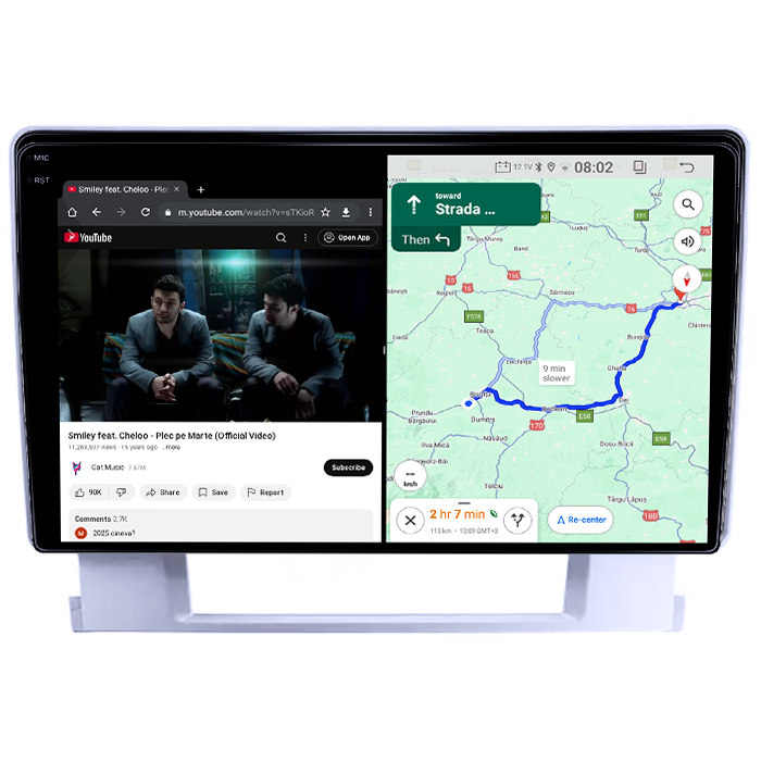 Navigatie dedicata Opel Astra J, Android 13, 4GB RAM 64GB ROM ,DISPLAY QLED, 9", Waze, Internet, Aplicatii [4]