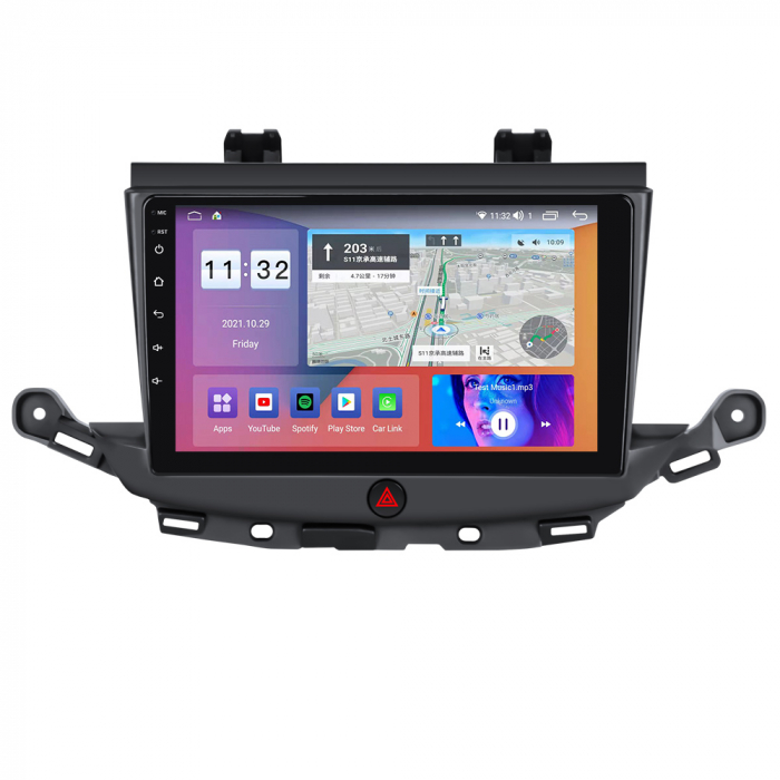 Navigatie dedicata Opel Astra K 2016-2020, 4GB RAM 64GB ROM, Octacore, Android 13, Display QLED 9", DSP, Carplay, Android Auto, Internet, Youtube, Waze, WIFI, Bluetooth [3]
