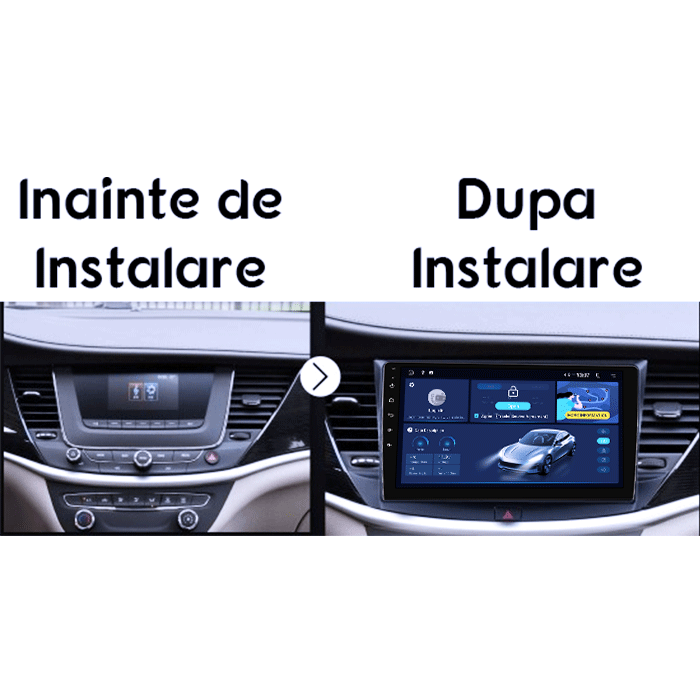 Navigatie dedicata Opel Astra K 2016-2020, 4GB RAM 32GB ROM, Octacore, Android 14, Display QLED  9", DSP, Carplay&Android Auto, SIM 4G, Bluetooth, Ventilator Activ [5]