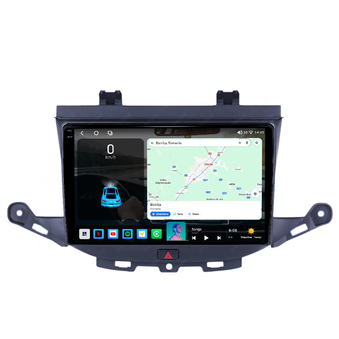Navigatie dedicata Opel Astra K 2016-2020, 4GB RAM 64GB ROM, Octacore, Android 14, Display QLED 1K 9", Carplay&Android Auto, SIM 4G, Ventilator Activ [2]
