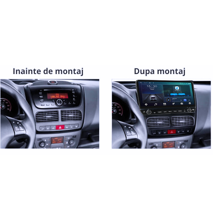 Navigatie dedicata Opel Combo D 2012-2018 Tesla cu butoane rotative model 2024, 4GB RAM 64GB ROM, Procesor Quadcore, Android 14, Display QLED 10", DSP, Carplay&Android Auto [2]