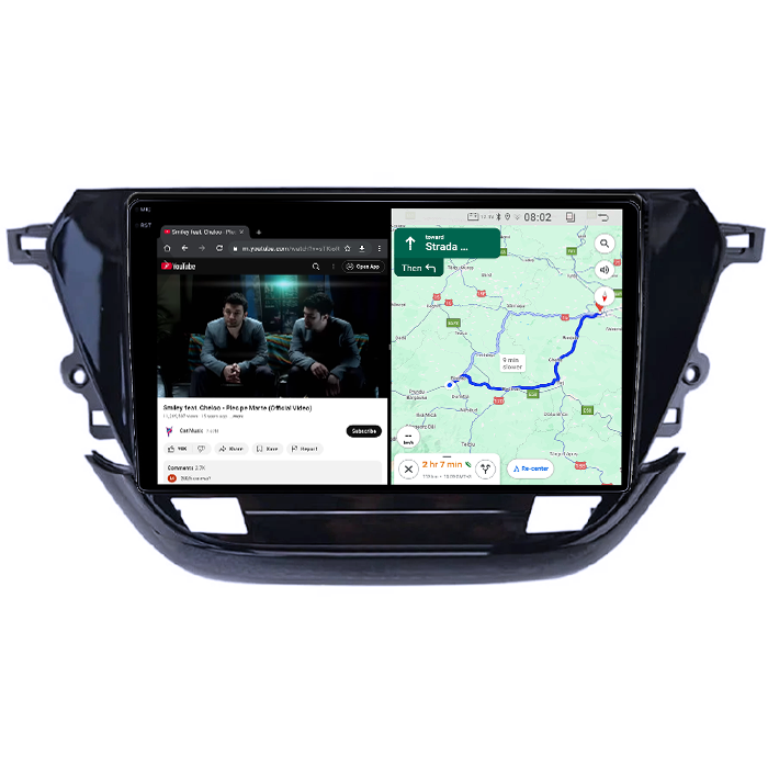 Navigatie dedicata Opel Corsa F 2019+, 12GB RAM 256GB ROM, Android 13, Rezolutie 2K, Display QLED, 9", DSP, Carplay, Android Auto, Internet, Youtube, Waze, Wi Fi, USB [4]