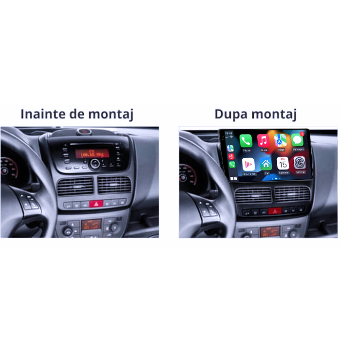 Navigatie dedicata Opel Combo D 2012-2018, 4GB RAM 64GB ROM, Procesor Qualcomm Octacore, Android 14, Rezolutie 2K, Display QLED 9", DSP, Carplay&Android Auto, SIM 4G [5]