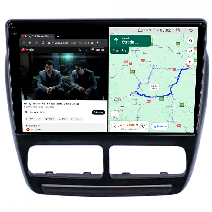 Navigatie dedicata Opel Combo D 2012-2018, 4GB RAM 64GB ROM, Quadcore, Android 14, Display QLED 1K, 9", DSP, Carplay&Android Auto, Suport camere AHD [5]