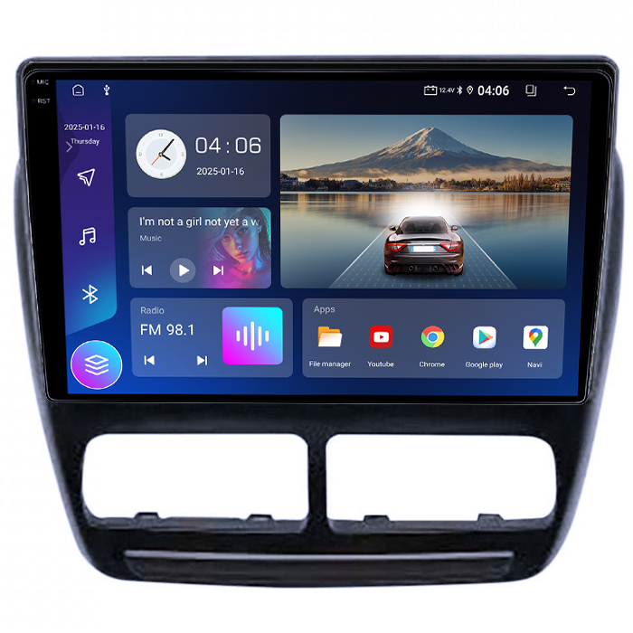 Navigatie dedicata Opel Combo D 2012-2018, 4GB RAM 64GB ROM, Quadcore, Android 14, Display QLED 1K, 9", DSP, Carplay&Android Auto, Suport camere AHD [2]