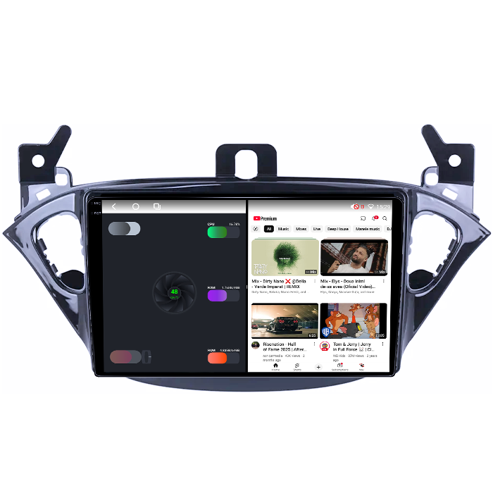 Navigatie dedicata Opel Corsa 2014-2019, 4GB RAM 32GB ROM, Octacore, Android 14, Display QLED 1K 9", DSP, Carplay&Android Auto, SIM 4G, Bluetooth, Ventilator Activ [3]