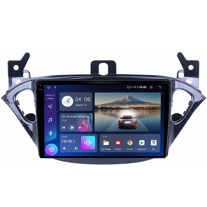 Navigatie dedicata Opel Corsa 2014-2019, 4GB RAM 64GB ROM, Quad Core, Display 9" QLED 1K, Carplay, Android 14, Bluetooth, Magazin Play, Suport Camere AHD [4]