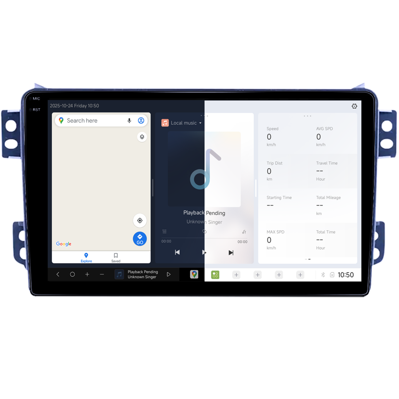 Navigatie dedicata Opel Agila 2007-2014/Suzuki Splash, DUDU3, 4GB RAM 64GB ROM, Octacore, Platforma 8581, Android, Display QLED 9", DSP, Carplay&AndroidAuto [2]