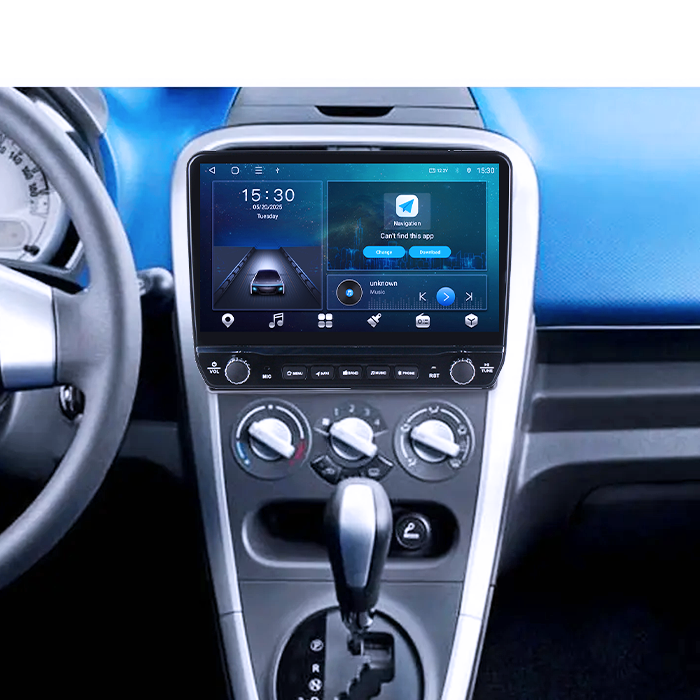 Navigatie dedicata Opel Agila Tesla cu butoane rotative model 2024, 4GB RAM 64GB ROM, Procesor Quadcore, Android 14, Display QLED 10", DSP, Carplay&Android Auto [2]
