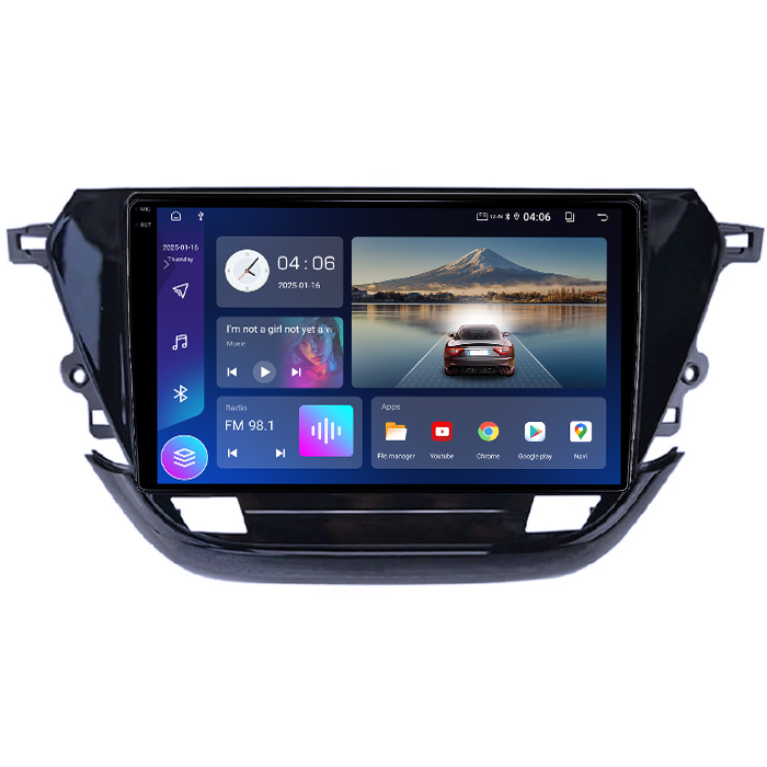 Navigatie dedicata Opel Corsa F 2019+, 4GB RAM 64GB ROM, Quadcore, Android 14, Display QLED 1K, 9", DSP, Carplay&Android Auto, Suport camere AHD [2]