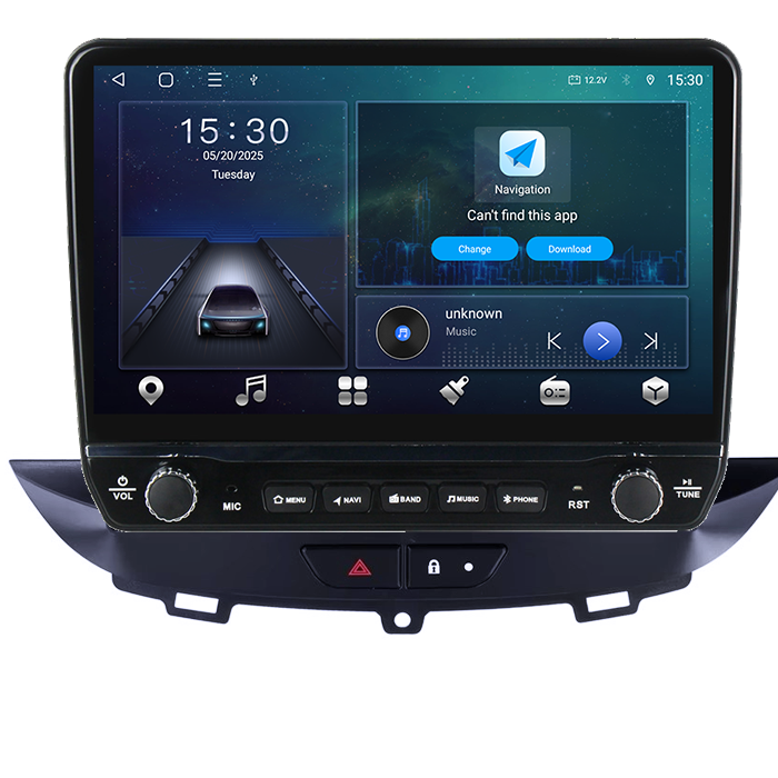 Navigatie dedicata Opel Crossland/Grandland X 2017-2021 Tesla cu butoane rotative model 2024, 4GB RAM 64GB ROM, Procesor Quadcore, Android 14, Display QLED 10", DSP, Carplay&Android Auto [7]