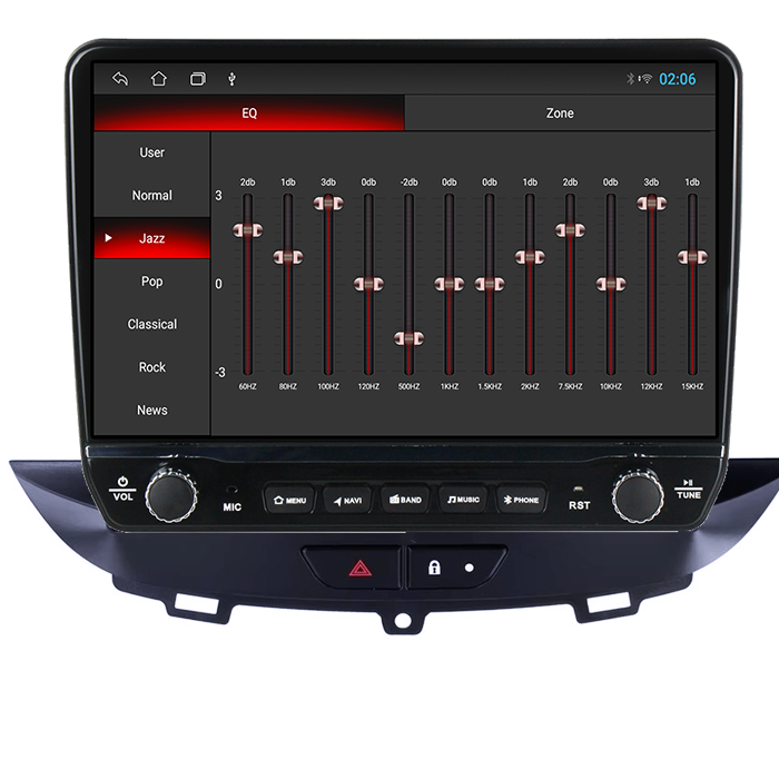 Navigatie dedicata Opel Crossland/Grandland X 2017-2021 Tesla cu butoane rotative model 2024, 4GB RAM 64GB ROM, Procesor Quadcore, Android 14, Display QLED 10", DSP, Carplay&Android Auto [3]