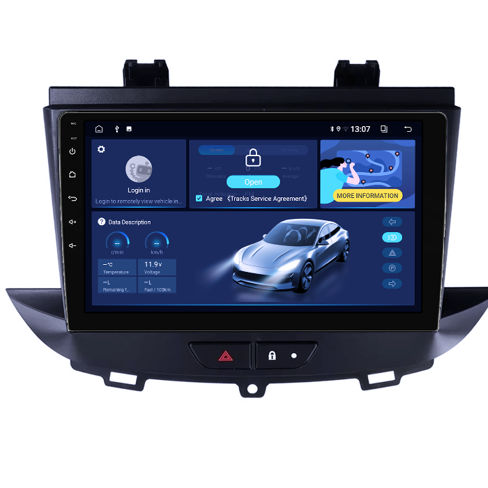 Navigatie dedicata Opel Crossland/Grandland X 2017-2021, 4GB RAM 32GB ROM, Octacore, Android 14, Display QLED 9", DSP, Carplay&Android Auto, SIM 4G, Bluetooth, Ventilator Activ [2]