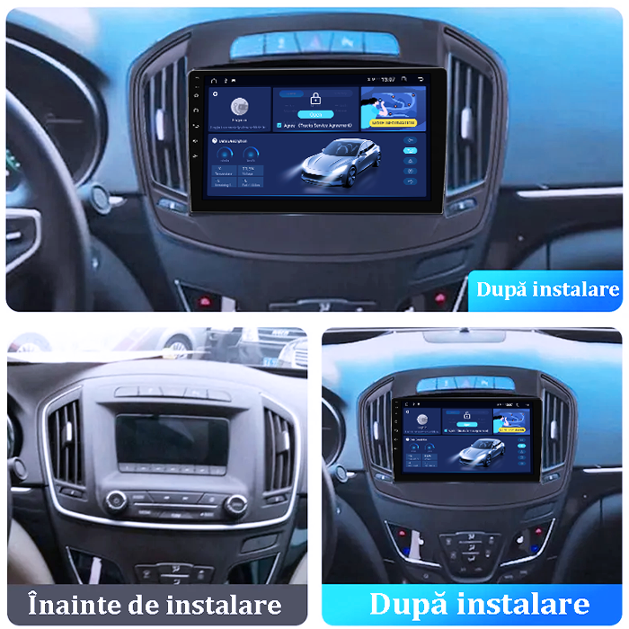 Navigatie dedicata Opel Insignia 2013-2017, 4GB RAM 64GB ROM, Quad Core, Display 9" QLED 1K, Carplay, Android 14, Bluetooth, Magazin Play, Suport Camere AHD [5]