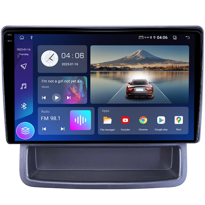 Navigatie dedicata Opel Vivaro 2010-2014, 4GB RAM 64GB ROM, Octacore, Android 14, Display QLED 9", DSP, Carplay&Android Auto, SIM 4G, Ventilator Activ [2]