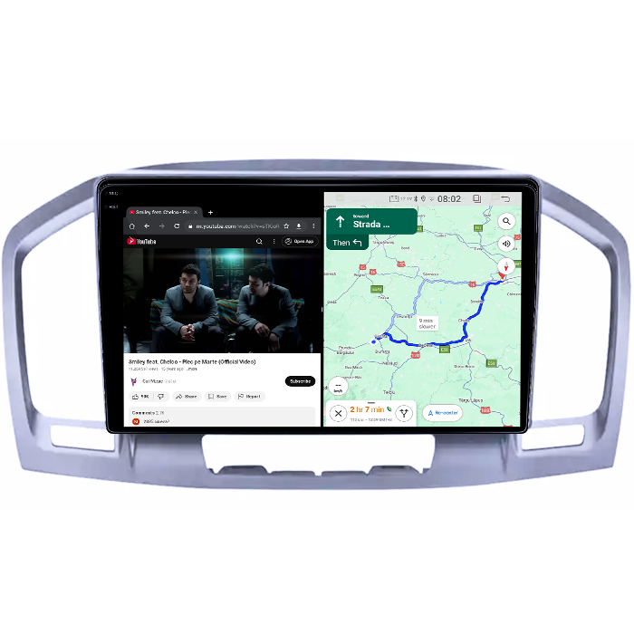 Navigatie dedicata Opel Insignia, 4GB RAM 64GB ROM, Quad Core, Display 9" QLED 1K, Carplay, Android 14, Bluetooth, Magazin Play, Suport Camere AHD [4]