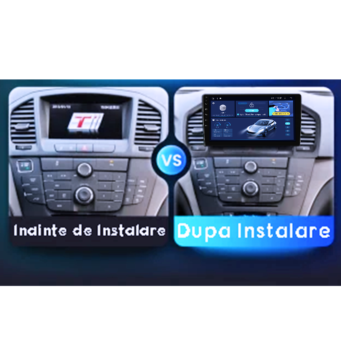Navigatie dedicata Opel Insignia, 4GB RAM 64GB ROM, Quad Core, Display 9" QLED 1K, Carplay, Android 14, Bluetooth, Magazin Play, Suport Camere AHD [5]