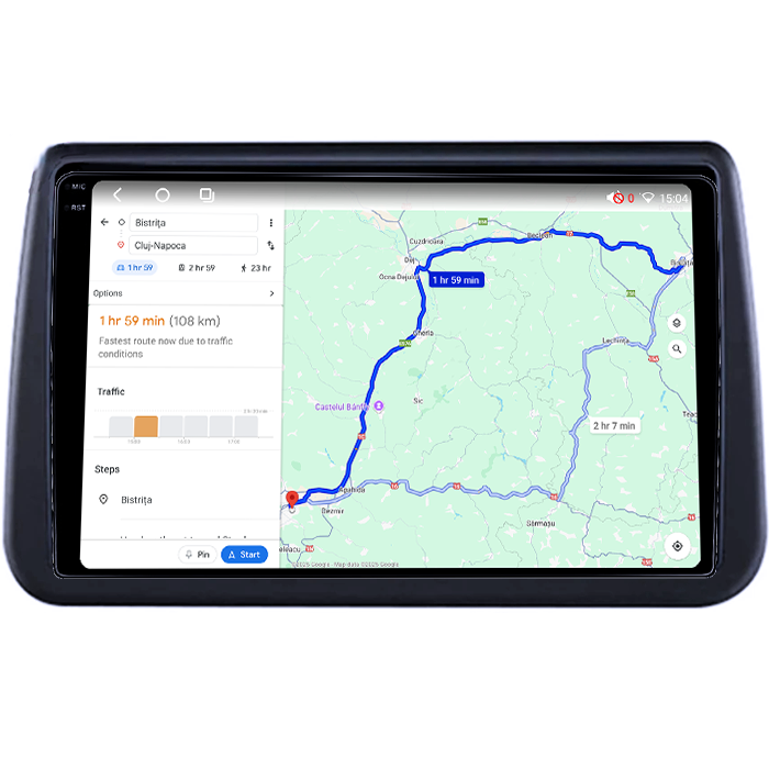 Navigatie dedicata Opel Meriva 2010-2014, 4GB RAM 64GB ROM, Octacore, Android 14, Display QLED 1K 9", Carplay&Android Auto, SIM 4G, Ventilator Activ [4]