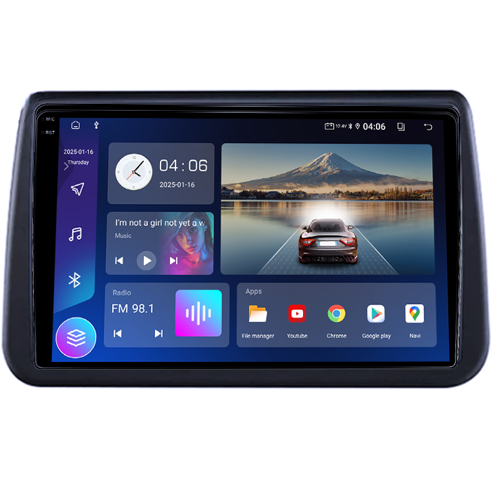Navigatie dedicata Opel Meriva 2010-2014, 4GB RAM 64GB ROM, Quad Core, Display 9" QLED 1K, Carplay, Android 14, Bluetooth, Magazin Play, Suport Camere AHD [2]