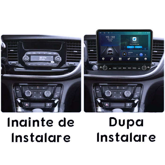Navigatie dedicata Opel Mokka 2016-2018 Tesla cu butoane rotative model 2024, 4GB RAM 64GB ROM, Procesor Quadcore, Android 14, Display QLED 10", DSP, Carplay&Android Auto [2]