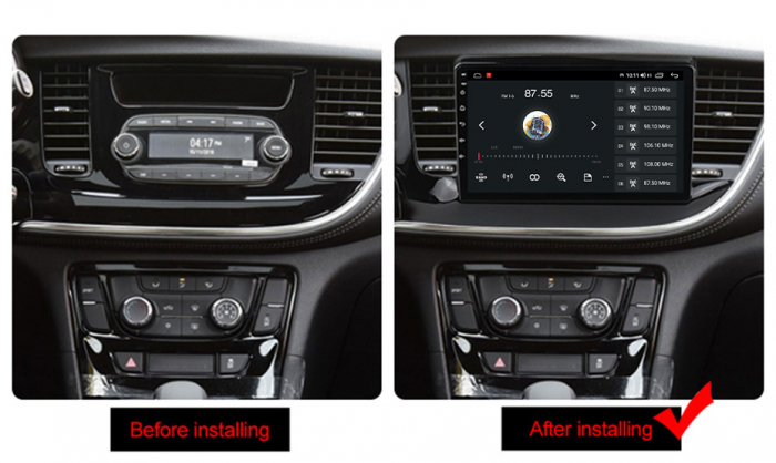 Navigatie dedicata Opel Mokka 2016-2018, 4GB RAM 64GB ROM, Octacore, Android 13, Display QLED 9", DSP, Carplay, Android Auto, Internet, Youtube, Waze, WIFI, Bluetooth [5]