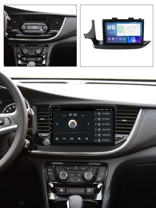 Navigatie dedicata Opel Mokka 2016-2018, 4GB RAM 64GB ROM, Octacore, Android 13, Display QLED 9", DSP, Carplay, Android Auto, Internet, Youtube, Waze, WIFI, Bluetooth [7]