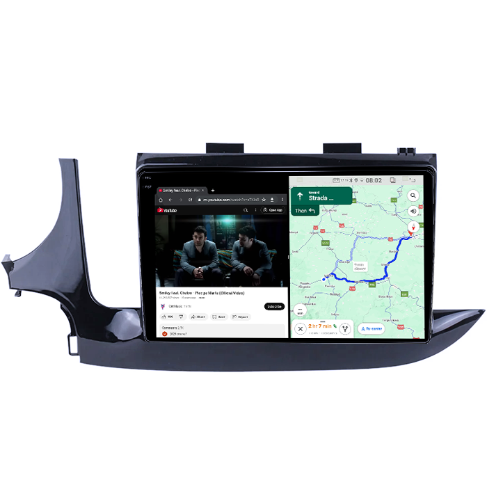 Navigatie dedicata Opel Mokka 2016-2018, 8GB RAM 128GB ROM, Octacore, Platforma TS18, Android 14, Display QLED 9", Suporta camera 360", DSP, Carplay&Android Auto, SIM 4G, Ventilator Activ [4]